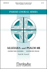 Alleluia and Psalm 118 SATB choral sheet music cover